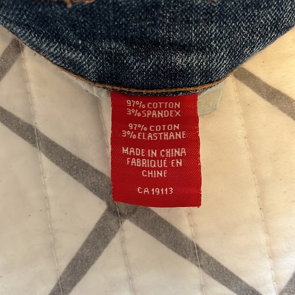 Moto ruffled denim mini skirt size 30 - Picture 4 of 4